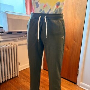 Tracksmith Olive Green Jogger Pants